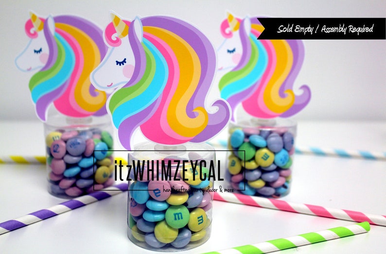 Unicorn Party Decorations Unicorn Baby Shower Party Favor Container Unicorn Party Favors Magical Unicorn Party Candy Favors