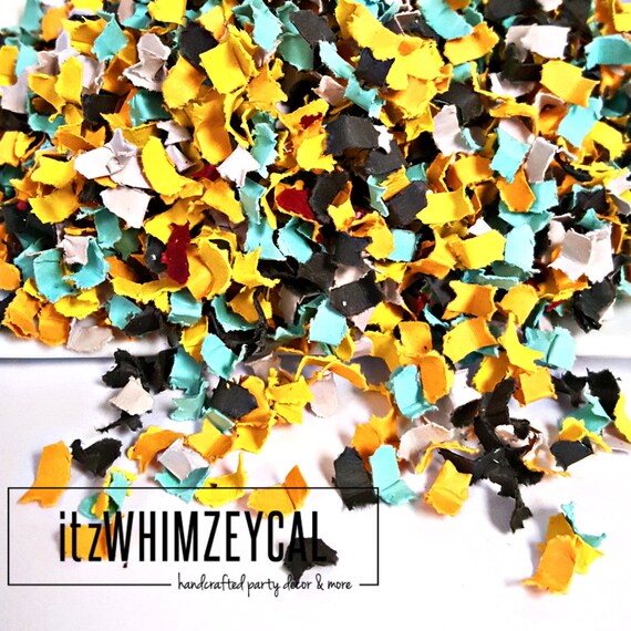Summer Rain Shredded Confetti | Table Scatter | Basket Filler | Wedding Exit Confetti | Party Confetti | Jungle Party | Safari Party Il_570xn