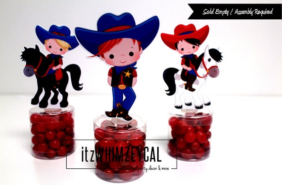 Cowboy Party Favor Cowboy Themed Party Western Party Sheriff