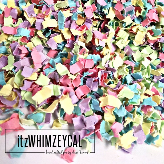 Soft Side Pastel Confetti | Table Scatter | Wedding Exit Confetti | Party Confetti | Baby Shower | Spring Party | Unicorn Party Il_570xn