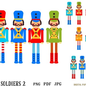 Toy Soldier Clipart, Marching Soldiers Clipart, Instant Download ...