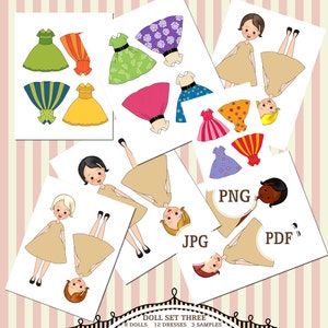 Printable Paper Doll, Short Hair, Paper Doll, Instant Download - Doll ...