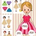 Printable Paper Doll, Short Hair, Paper Doll, Instant Download - Doll ...