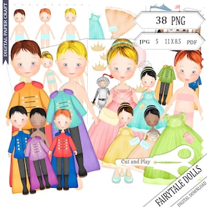 Boneca de papel para impressão, boneca de papel digital, boneca para impressão, boneca recortada, quarto infantil, bonecas de papel, conto de fadas, jpg, png, pdf, multicultural