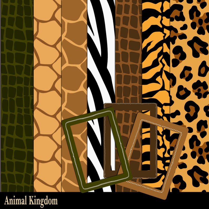 Animal Scrapbook Animal Scrapbook Kit Jungle Scrapbook Etsy