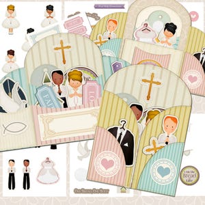 Communion Card, printable Card, Craft, Communion Craft, Communion Printable, Jpg, Pdf
