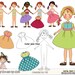 Paper Doll Printable Doll Cut Out Doll Printable Craft | Etsy