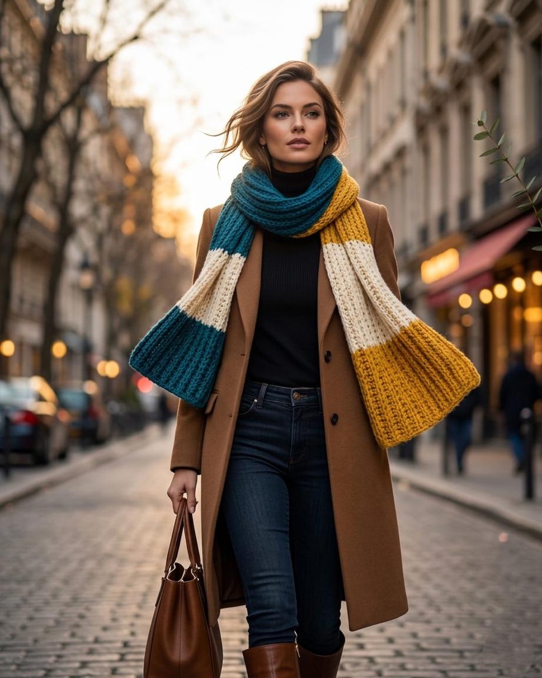 Beginner Crochet Scarf Pattern | Easy Winter Tutorial (PDF Download) - Etsy