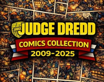 Coleção de Quadrinhos do Juiz Dredd 2009-2025, Volumes 1-47, Edição do Juiz Dredd, Encadernado, Vol., Anuais, herói antigo Popular Comics, Revista em Quadrinhos 2000Ad