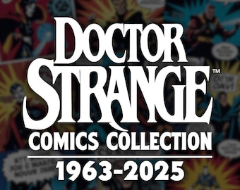 Coleção de Quadrinhos do Doutor Estranho 1963-2025, Mega Bundle de 34 GB, Edições do Doutor Estranho, Volume, TPB, Anuais, Vingadores, Épico, Revista, romances