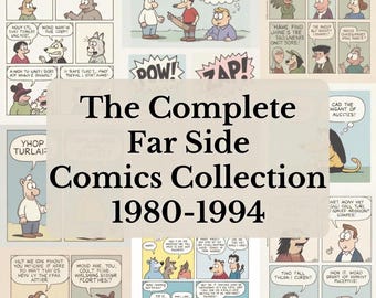 Coleção Completa de Quadrinhos do Far Side 1980-1994, Pacote Completo, Edições, Desenhos, Romance, Revista, Leia Quadrinhos Populares
