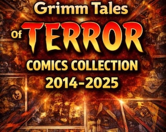 Coleção de Quadrinhos Grimm Tales Of Terror 2014-2025, Pacote de 8GB, Edição, TPB, Volume, Anual, Extra, Especial, Trimestral, Contos de Fadas Grimm, Revista
