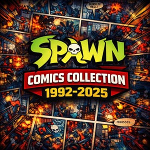 Spawn Comics Collection 1992-2025, 25GB Bundle, Spawn Issue, Volume, Tpb, Extras, Special, Annual, Spawn the dark ages, Undead, Magazine