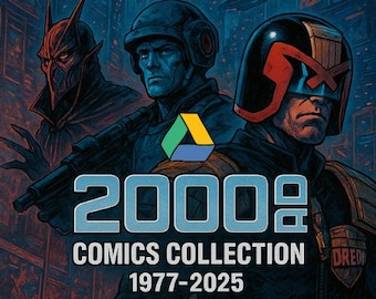 2000AD Comics Collection 1977-2025, 80GB Bundle, Issue 1-2431,Tpb,Volume,extras,Annual, Yearbook,Judge Dredd,Winter Special, Trades,Magazine