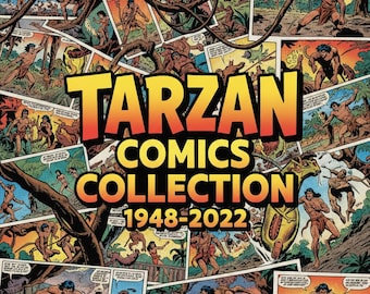 Coleção de Quadrinhos do Tarzan 1948-2022, Mega Pacote, Edição, TPB, Volume, Anual, Extras, Especial, John Carter, Tarzan dos Macacos, Korak, Omnibus