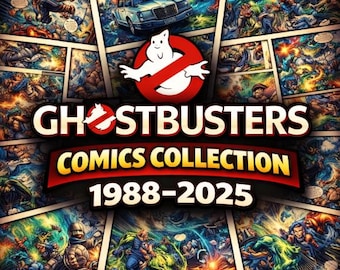 Coleção de Quadrinhos dos Caça-Fantasmas 1988-2025, 25GB, Edição dos Caça-Fantasmas, Volume, Brochura, Anuais, Extra, Atenda ao chamado, O verdadeiro Fantasma, IDW, Revista