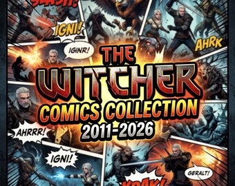 Collection de bandes dessinées The Witcher 2011-2026, Mega Bundle de 15 Go, Numéros, Tpb, Volume, Annuelles, Spécial, Extra, Pierre de sang, Omnibus, Classiques