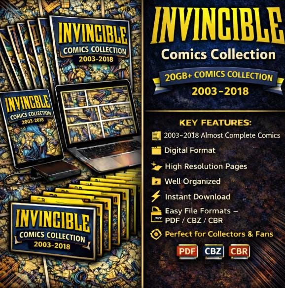 Invincible Comics Collection 2003-2018, 20GB Mega Bundle, Issues ...