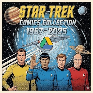 Star Trek Comics-collectie 1967-2025, bundel van 50 GB, eenjarigen, volume, tpb, uitgaven, episch, speciaal, modern, bibliotheek, klassiekers, romans, tijdschrift
