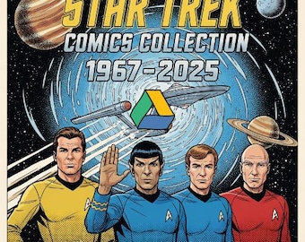 Star Trek Comics Collection 1967-2025, 50GB Bundle, Annuals,  Volume, Tpb, issues, Epic,special,modern, Library,, Classics, novels, Magazine