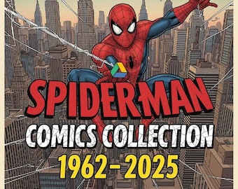 Coleção de Quadrinhos do Homem-Aranha 1962-2025, Pacote Mega de 130GB, Edições, Encadernados, Anuais, Volume, Espetacular, Épico, Supremo, 2099, Extras, Revista
