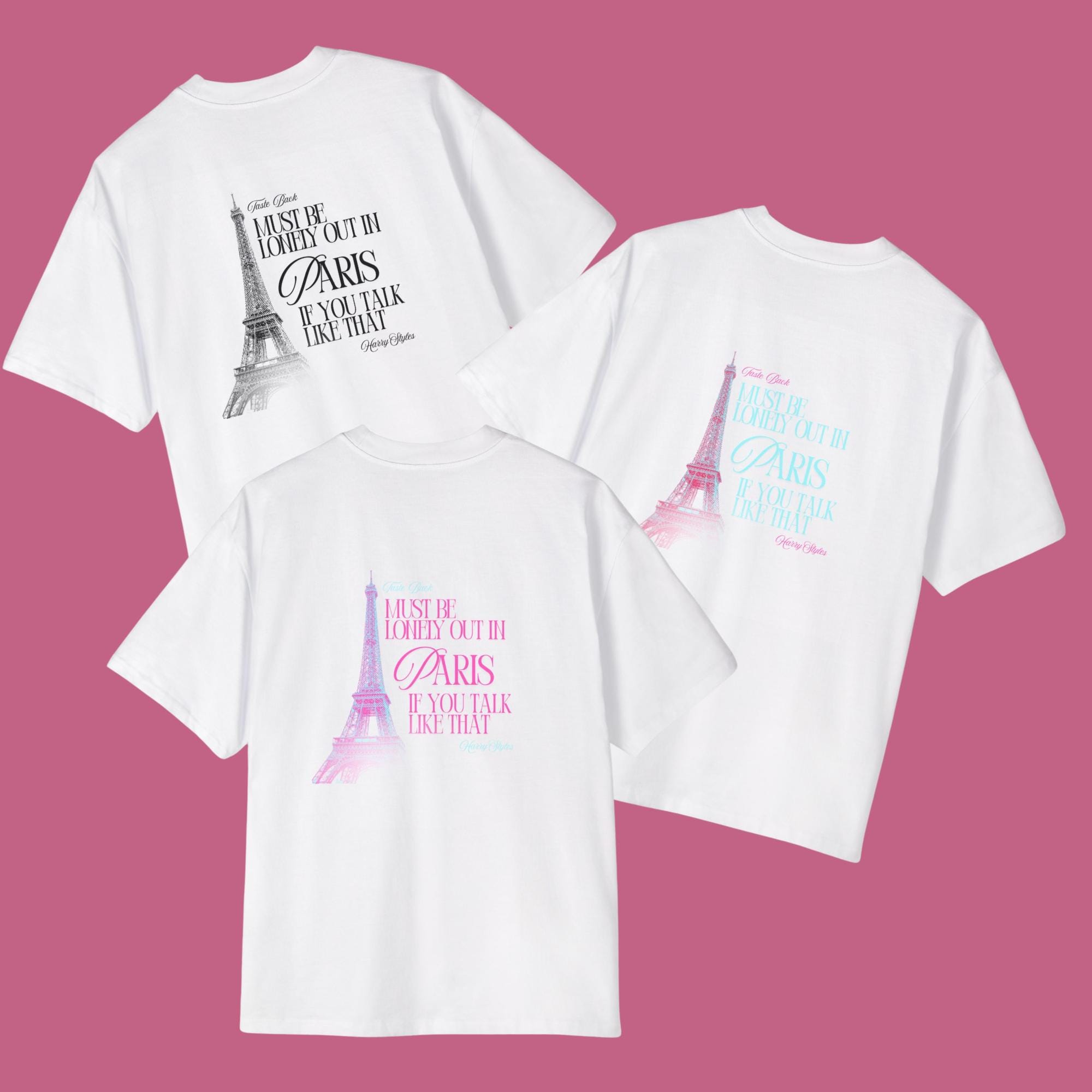 Graphic Tee 'taste Back' Harry Styles - Etsy UK