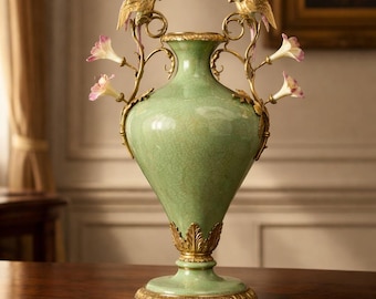 Casa Padrino A Bronze Mounted Luxury Porcelain Vase