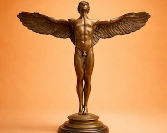 A Bronze Sculpture of Icarus Called Rising Day 60cm