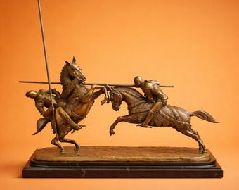 A Bronze Sculpture Called Mort de Monseigneur le Duc de Clarence 49cm