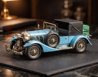 A Vintage Metal Model Of A Classic 1930s Car 33cm