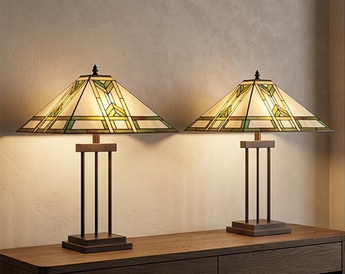 Art Deco Tiffany Style Lamp 60cm