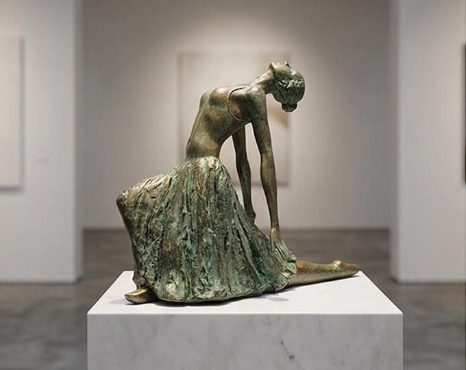 A Resin Figurine Of A Ballerina 40 cm