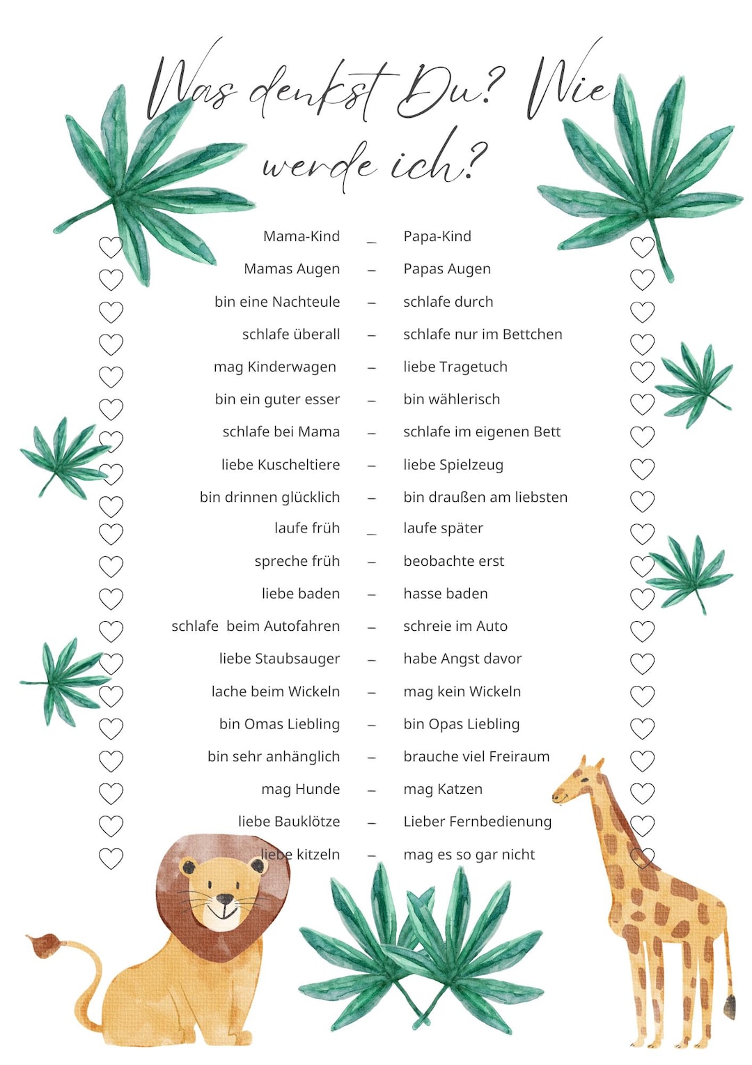 Juego de bebé "O esto o lo otro": ¿Cómo será nuestro bebé? | Juego para ...