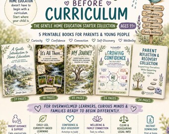 Gentle Home Education Starter Pack | Child-Led Learning, Curiosity, Confidence (Ages 9+)