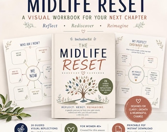 THE MIDLIFE RESET  - A Visual Workbook for Your Next Chapter