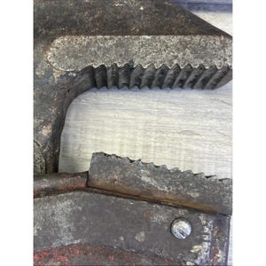 Llave para tubos Ridgid de 24" de alta resistencia, color rojo. Fabricada en EE. UU. (modelo vintage). imagen 6