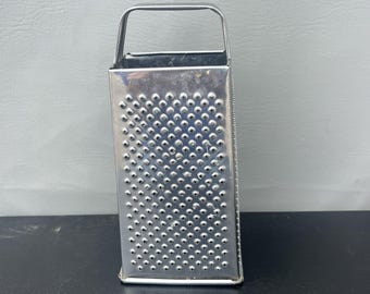 Bromwell Stainless Steel Cheese Grater 4 Sided USA Made Vintage