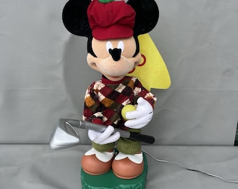 Mickey Mouse Animated Golf Motionette Golfer Mickey Unlimited 90s Vintage Y2K