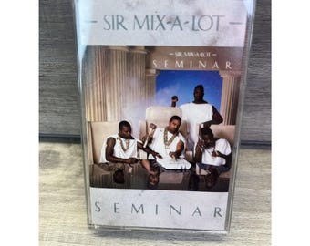 Sir Mix-A-Lot - Seminar (Vintage 1989 Cassette) Rap Rapper R And B Tape