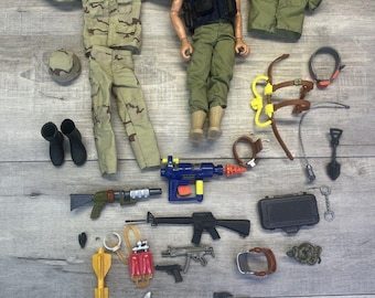 Gi Joe Hasbro Action Figure 12 90s Toy Soldier Random Accessories Vintage Lot
