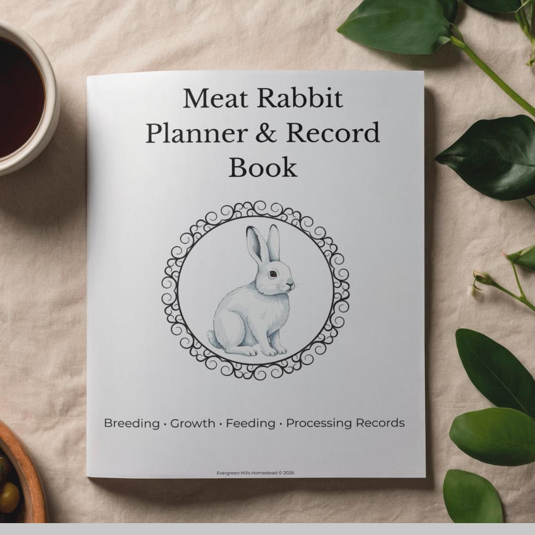 Meat Rabbit Planner Printable (US Letter & A4) Homestead Planner PDF - Etsy