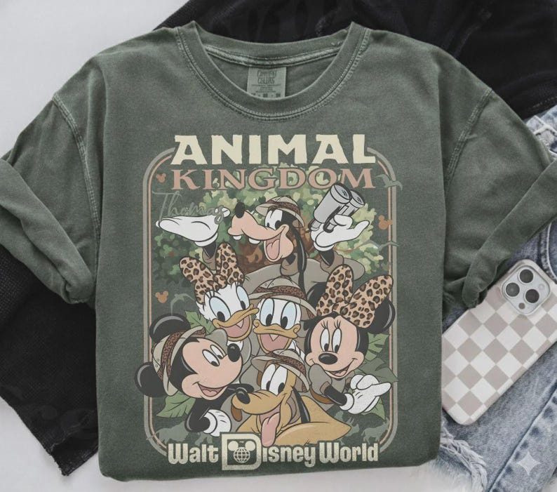 Disney Micky und Friends Tierkönigreich Safari-Modus png, Walt Disney Weltreise png, Let's Get Wild png, Disneyland Urlaub Familie png Bild 3