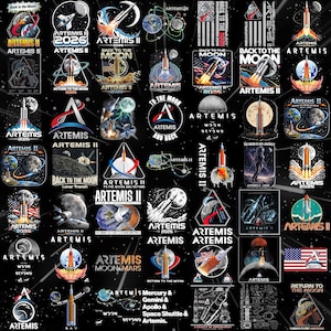 Artemis II Launch to The Moon 2026 PNG, Greek Mythology Clipart, Moon Archer Silhouette (Digital Download)