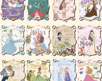 Princesa Disney retro png, Princesa Disney Ariel png, Rapunzel Tiana Disney, Viaje Disney png, Chica Disney png, Princesa Bella, Blancanieves