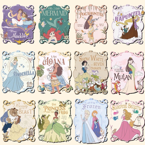 Retro Disney Princess png, Disney Princess Ariel png, Disney Rapunzel Tiana, Disney Trip png, Disney Girl png, Princess Belle, Snow White