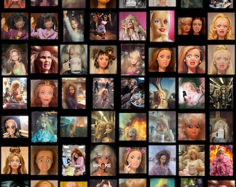 Mais de 50 imagens PNG engraçadas de memes com rostos de bonecas nojentas - Meme da Barbie nojenta em PNG