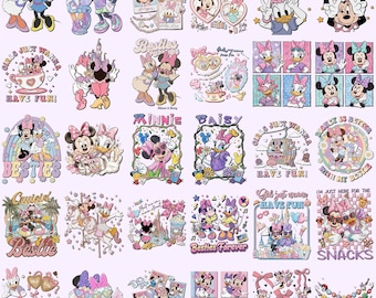 30 Minnie y Daisy Verano Png, Girls Just Wanna Have Fun PNG, Mouse Besties Png, Magical Kingdom Png, Magic Castle Png, Girls Trip Png
