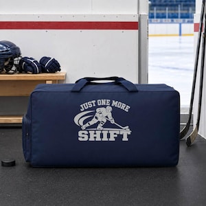 Just One More Shift Hockey SVG, Ice Player Cut File, Instant Download