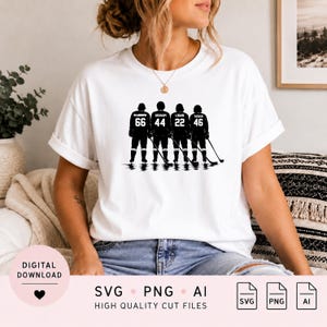 Off Campus-inspirerad SVG-bunt, Puck Bunny, Briar Hockey Romance, University Hockey Girl Design, Cricut-fil, PNG, AI-nedladdning