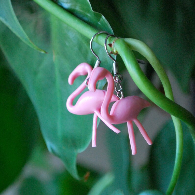 Farrah Flamingo Earring in Pink by Caroline Hill main image 1